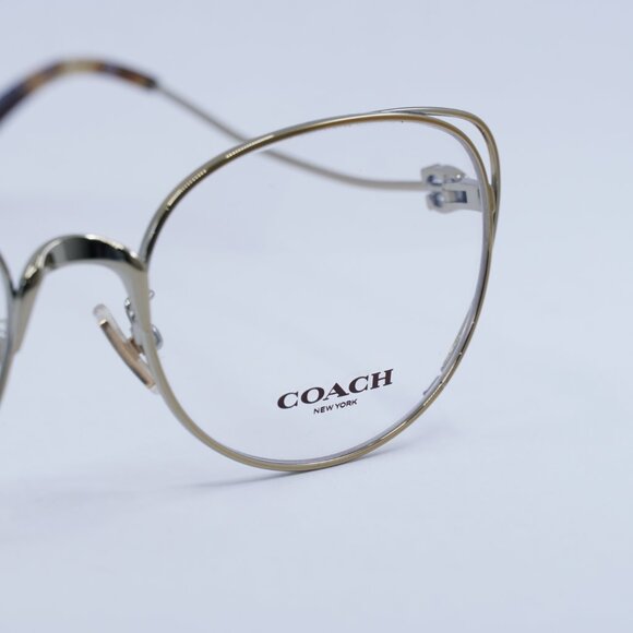 🕶️ New Coach HC5095 9005 Eyeglasses - Gold Frame 54mm - Picture 11 of 12